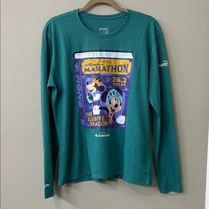 Brooks Run Disney Marathon 26.2 Miles The Elusive Dragon Long Sleeve Shirt 2026